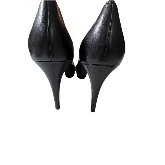 Cole Haan Women Comfort Shoes Black Leather Pump Heels Size 9 1/2 M Round Toe - Picture 2 of 9